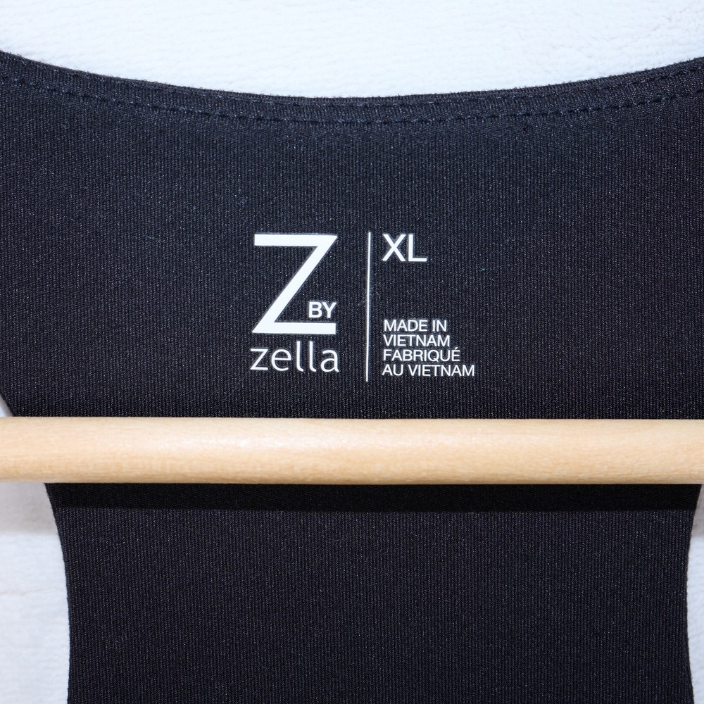 NOT AVAILABLE Z by Zella Womens Black Racerback Athletic Dress with Built-in - Picture 10 of 11